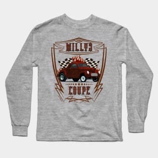 Willys Coupe Rustbucket Classic Racecar Long Sleeve T-Shirt